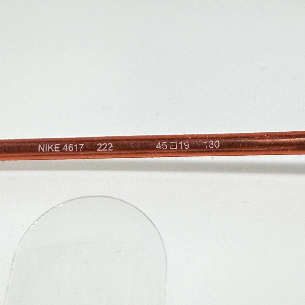 Nike 4617 222 Flexon Eyeglasses Frames Brown Orange‎ Rectangular 45-19-130 21572